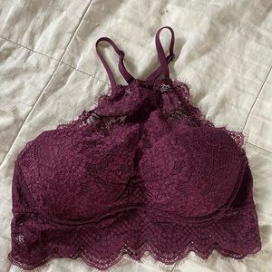 VS padded bralette purple